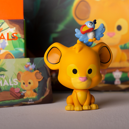 【POPMART 泡泡瑪特】迪士尼經典動物系列公仔盒玩-辛巴 Simba