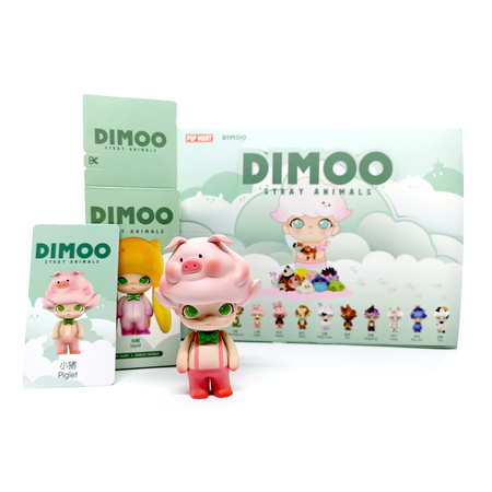 【POPMART泡泡瑪特 X DIMOO】迷途動物系列-小豬
