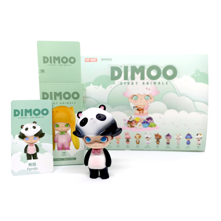 【POPMART泡泡瑪特 X DIMOO】迷途動物系列-熊貓