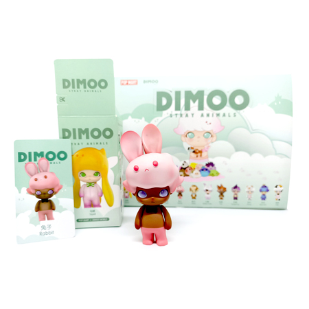【POPMART泡泡瑪特 X DIMOO】迷途動物系列-兔子
